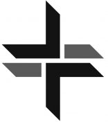 Logo der Evangelischen Allianz. Man kann zwei ineinander gelegte Kreuze erkennen
